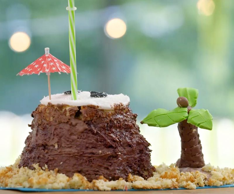 KIDS: Coconut Island Cake